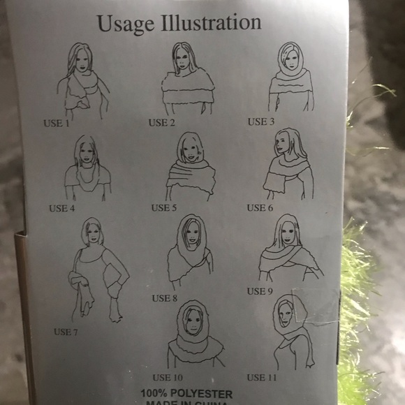 Magical Scarf. Multi Color - Picture 2 of 3